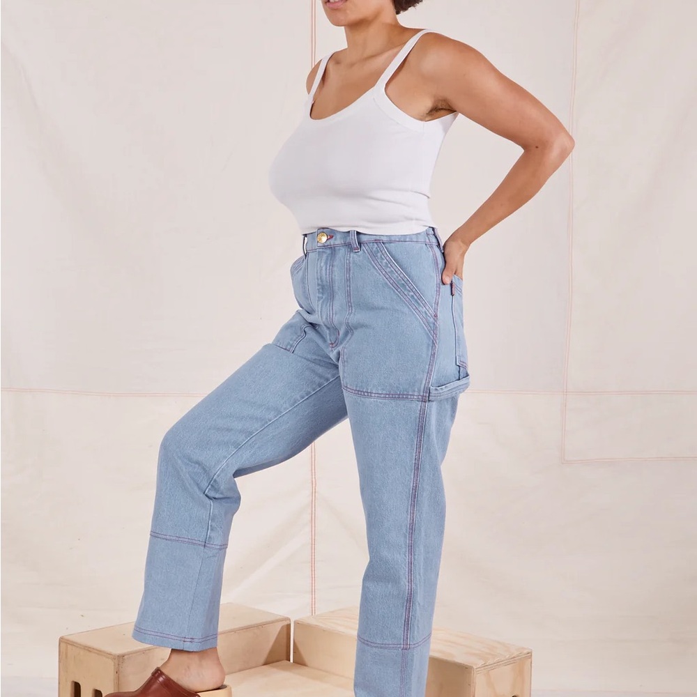 Brand New Big Bud Press Carpenter Jeans-Sz M Petite - Picture 2 of 12